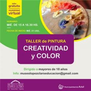 Taller de pintura “Creatividad y color” para adultos